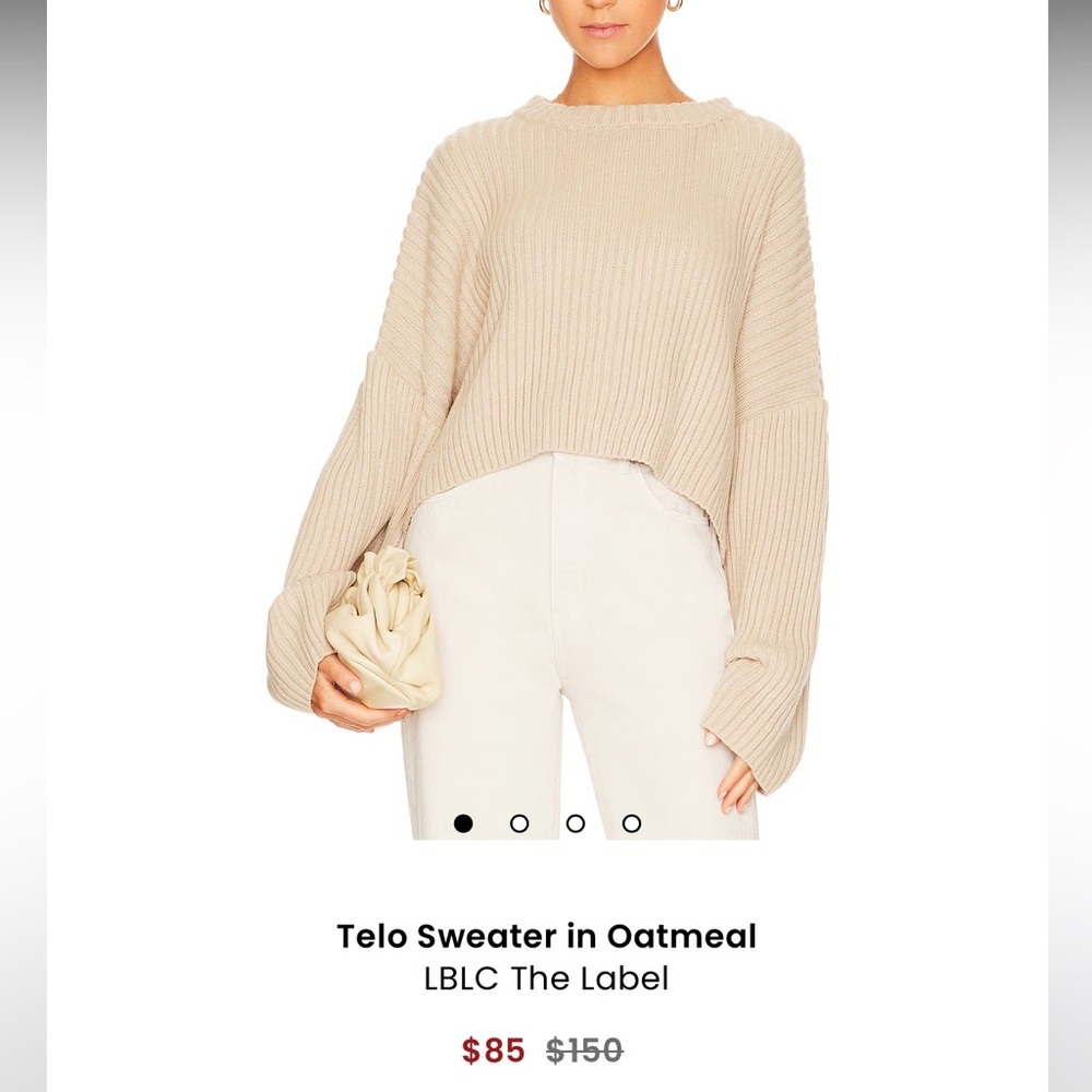 Telo Sweater in Oatmeal LBLC The Label